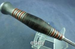 Vintage Wade & Butcher Sheffield England Boone Hunting Knife with Sheath