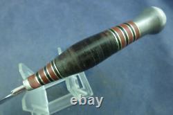 Vintage Wade & Butcher Sheffield England Boone Hunting Knife with Sheath