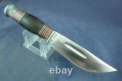 Vintage Wade & Butcher Sheffield England Boone Hunting Knife with Sheath