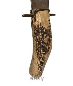 Vintage Wester Bros Hunting Knife with Sheath 10 Stag Dagger Made In Germany 5