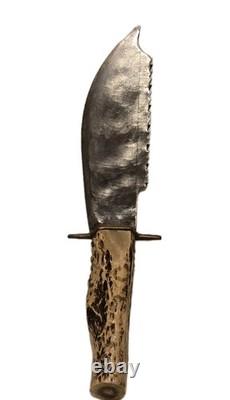 Vintage Wester Bros Hunting Knife with Sheath 10 Stag Dagger Made In Germany 5