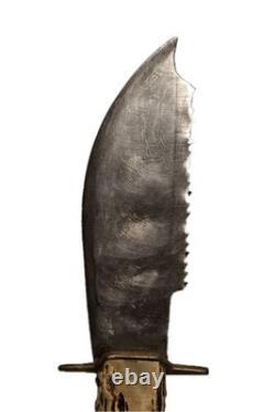 Vintage Wester Bros Hunting Knife with Sheath 10 Stag Dagger Made In Germany 5