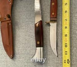 Vintage Western Boulder CO Combo Knife & Hatchet with Sheath NICE Free shipping