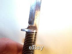 Vintage Western Boulder Colo. Bird & Trout Hunting Knife with Original Sheath