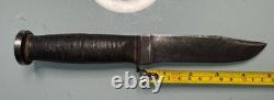 Vintage Western Boulder Colo Fixed Blade Knife Pat 1967479 WWII Era