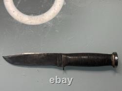 Vintage Western Boulder Colo Fixed Blade Knife Pat 1967479 WWII Era