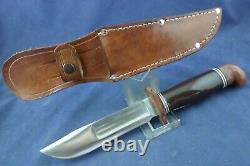 Vintage Western Boulder Colo. Knife Bakelite Pommel with Sheath