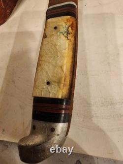 Vintage Western Boulder Fixed Blade Knife Hatchet Axe Combo 1967479