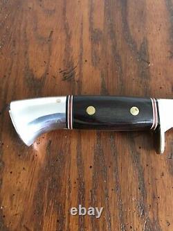 Vintage Western Cutlery Fixed Blade Sheath Knife W36