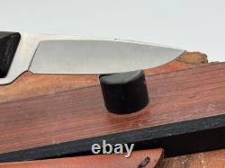 Vintage Western Knife W83 G Fixed Blade wood handle withOriginal Sheath-1099.25
