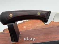 Vintage Western Knife W83 G Fixed Blade wood handle withOriginal Sheath-1099.25