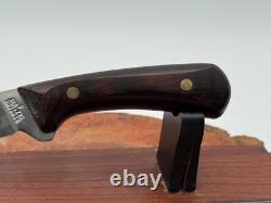 Vintage Western Knife W83 G Fixed Blade wood handle withOriginal Sheath-1099.25