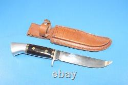 Vintage Western U. S. A. W36 M Bowie Knife + Sheath Hunting