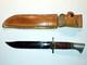 Vintage Western USA L46-8 Leather Handle Hunting Knife with Correct Sheath