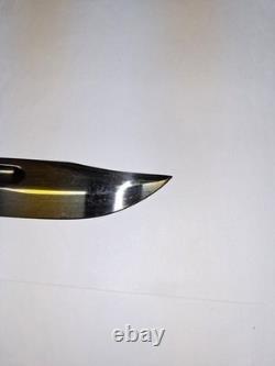 Vintage Western USA L46-8 Leather Handle Hunting Knife with Correct Sheath