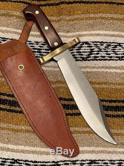 Vintage Western USA W49/V44 Lmt. Ed. Lugged Guard Survival Bowie knife WithSheath