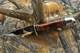 Vintage Western W648B Bird &Fish Knife with Amber Pearl Handle and Sheath