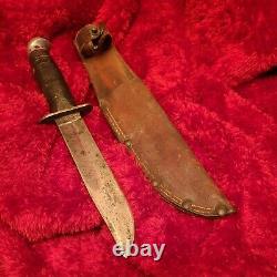 Vintage Western WWII Combat knife war pilots Trench G46-6 Shark USAF Survival