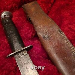 Vintage Western WWII Combat knife war pilots Trench G46-6 Shark USAF Survival