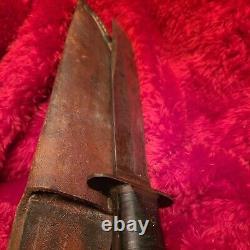 Vintage Western WWII Combat knife war pilots Trench G46-6 Shark USAF Survival