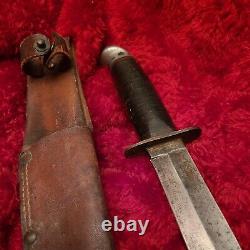 Vintage Western WWII Combat knife war pilots Trench G46-6 Shark USAF Survival