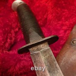 Vintage Western WWII Combat knife war pilots Trench G46-6 Shark USAF Survival