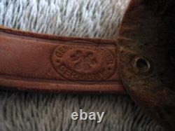 Vintage Wingen stag antler hunting & Buck 112 USA no dot lock back Knife pair