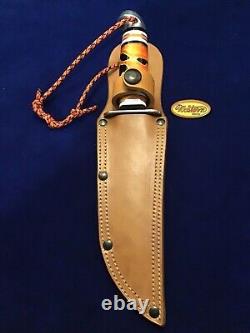 Vintage Ww2 Western Shark G-46-6 Custom Fixed Blade Knife & New Sheath