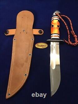 Vintage Ww2 Western Shark G-46-6 Custom Fixed Blade Knife & New Sheath