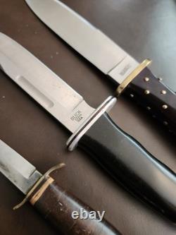 Vintage/classic Hunting Knives Marbles, Buck, Edge Mark Lot Of 3