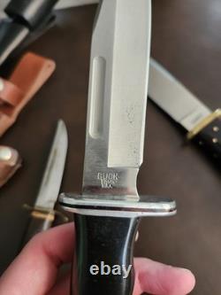 Vintage/classic Hunting Knives Marbles, Buck, Edge Mark Lot Of 3