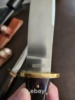 Vintage/classic Hunting Knives Marbles, Buck, Edge Mark Lot Of 3