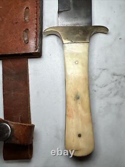 Vintage handmade bowie knife quality craftsmanship