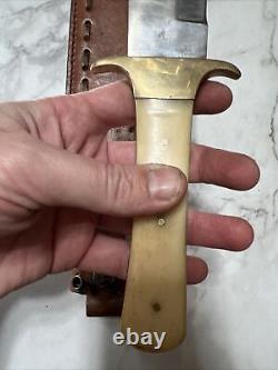 Vintage handmade bowie knife quality craftsmanship