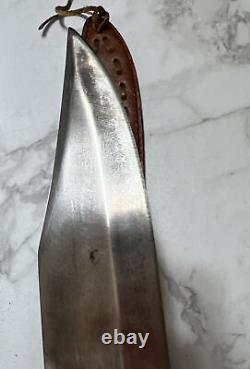 Vintage handmade bowie knife quality craftsmanship