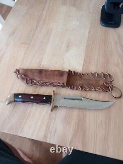 Vintage old smokey pre date fixed blade buckknife