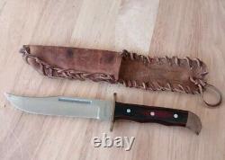 Vintage old smokey pre date fixed blade buckknife