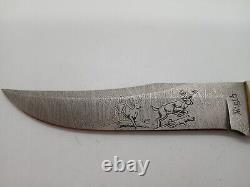 Vintage rigid rg-27 fixed blade knife. PLEASE READ DISC