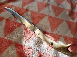 Vintage stag/antler handle homemade knife beautiful and very well made