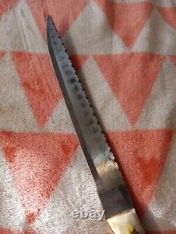 Vintage stag/antler handle homemade knife beautiful and very well made