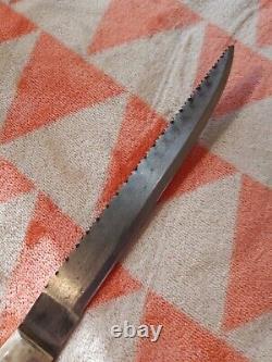 Vintage stag/antler handle homemade knife beautiful and very well made