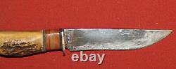 Vintage stainless steel hunting knife
