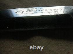 Vintage1968 Original Puma Bowie 6396 Stag handle German knife With Orig. Sheath