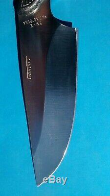 Vintage1990s Condor Secnos Seki Japan 79-z fixed blade hunting sheath knife