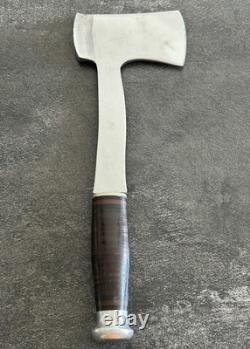 Vtg 1930s Case's Tested XX Hatchet Knife Combo Set Stacked Leather Handle Sheath