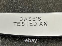 Vtg 1930s Case's Tested XX Hatchet Knife Combo Set Stacked Leather Handle Sheath