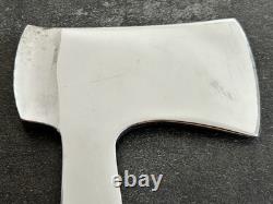 Vtg 1930s Case's Tested XX Hatchet Knife Combo Set Stacked Leather Handle Sheath