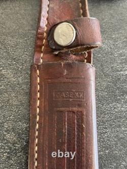 Vtg 1930s Case's Tested XX Hatchet Knife Combo Set Stacked Leather Handle Sheath