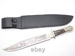 Vtg 1980s Parker Tak Fukuta Seki Japan Self Defender Buffalo Fixed Bowie Knife