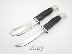 Vtg 2 Liner 1967-72 Buck 115 Twin Set 103 118 Fixed Blade Hunting Knife (#6052)